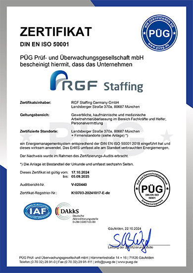 Umweltbewusstsein Zertifizierung Zertifiziert nach DIN EN ISO 14001 & 50001: Umwelt- und Energiemanagement