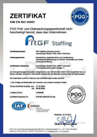 Umweltbewusstsein Zertifizierung Zertifiziert nach DIN EN ISO 14001 & 50001: Umwelt- und Energiemanagement